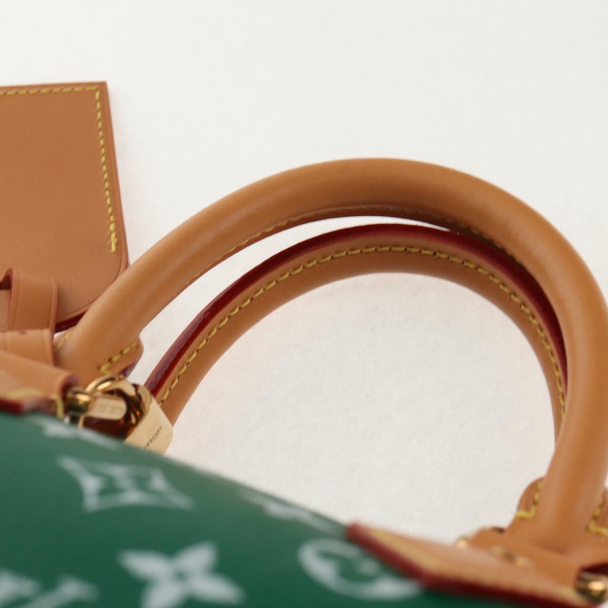 LOUIS VUITTON Monogram Speedy P9 Bandouliere 25 Bag Green M24423 LV Auth 139047SM