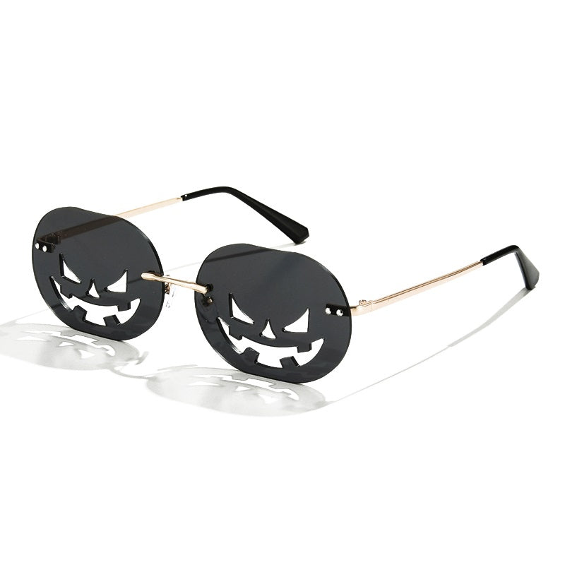 Rimless Pumpkin Sunglasses